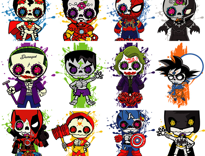 heroes-villanos-halloween-PNG-PDF-vector