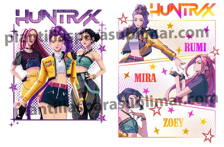 huntrix-sublimacion-png-playera