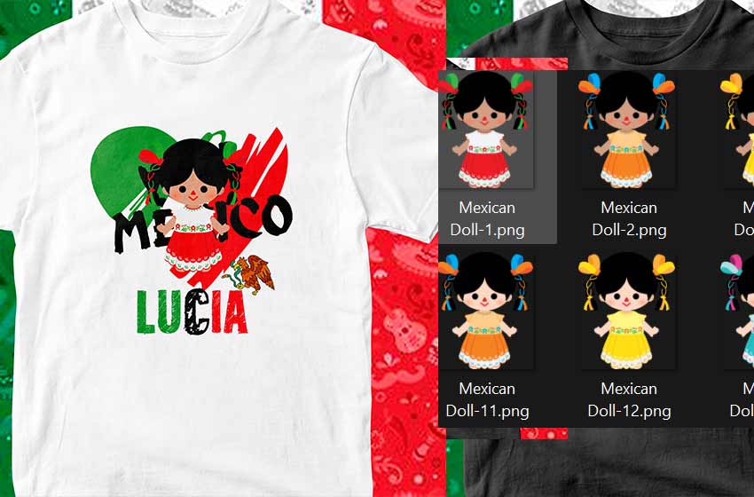 muñeca-mexicano-vector-personalizable