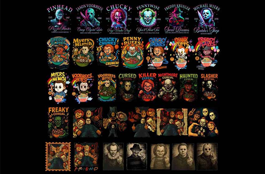 Terror-Chucky-Freddy-Jason-Myers-Penny-PNG