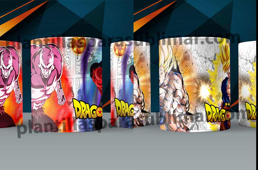 goku-jiren-plantillas-tazas