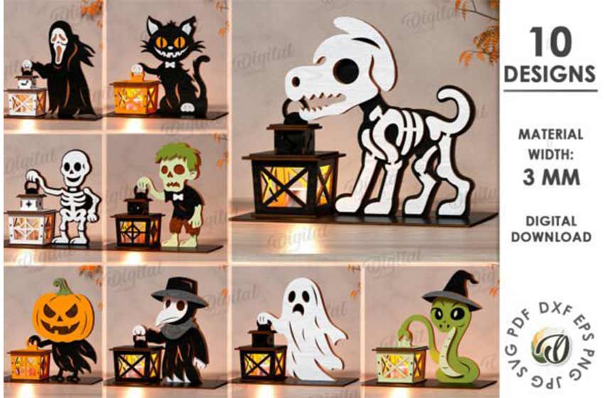 lamparas-halloween-linternas-corte-laser