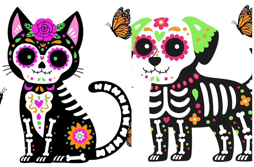 perro-gato-catrin-elebrije-dia-de-muertos-png