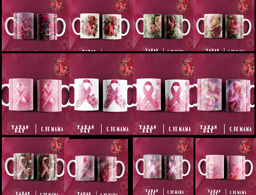 plantillas-cancer-de-mama-liston-rosa-tazas