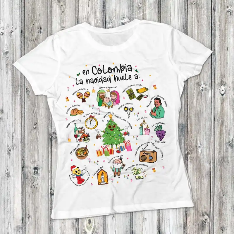 En colombia la navidad Huele Plantilla png