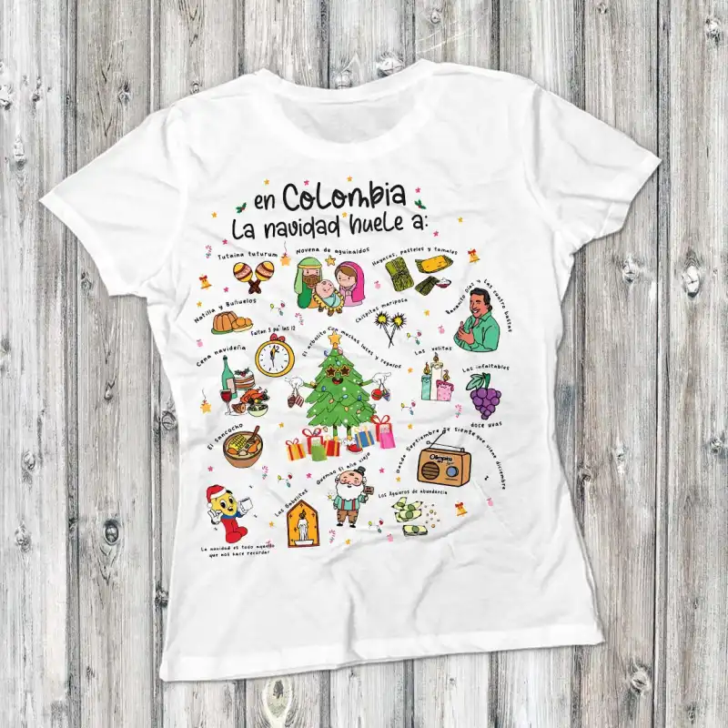 En colombia la navidad Huele Plantilla png