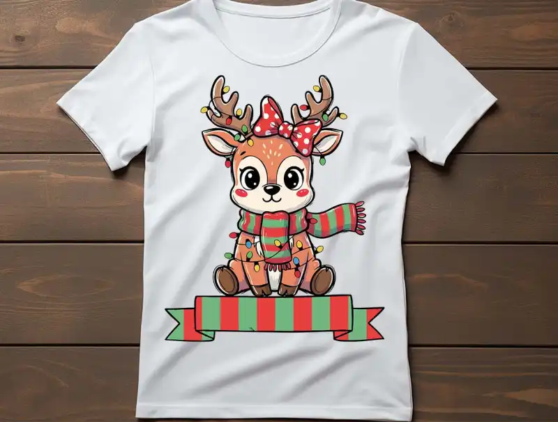 2 diseños renos con bufanda hombre mujer duos