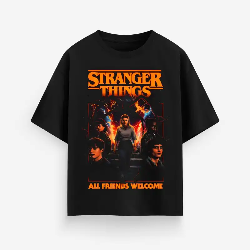 4 diseños Stranger things png semitos dtf