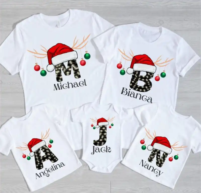 ALFABETO CON LUCES navidad jpg cdr editables