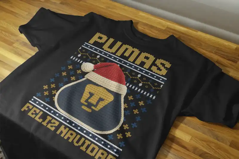 Cruz Azul Pumas Ugly Navideño DTF PNG Sweater sublimacion