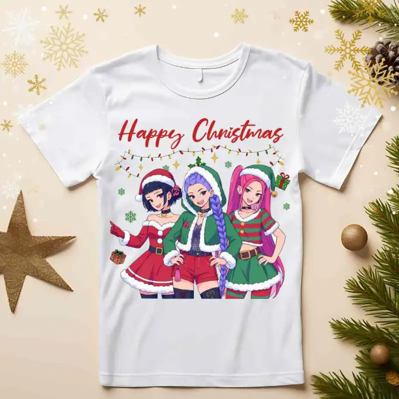 Huntrix Navideñas demon hunter 26 diseños png