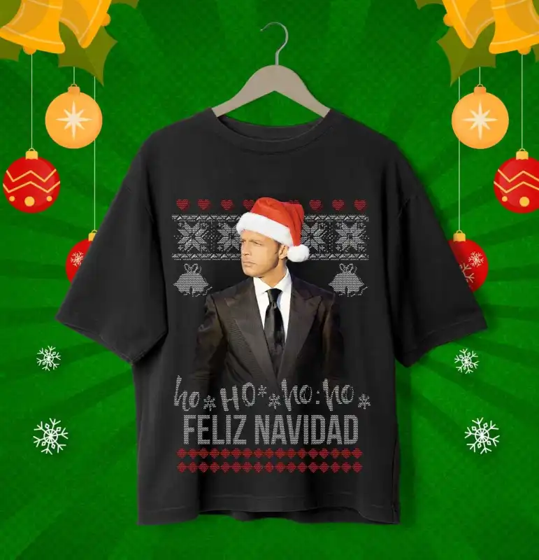Luis Miguel Chalino Sanchez Navideño UGLY Sueter DTF Semitonos