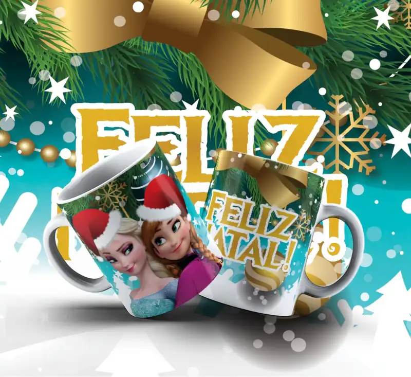 TAZAS NAVIDAD PERSONAJES 20 plantillas caricaturas Coreldraw