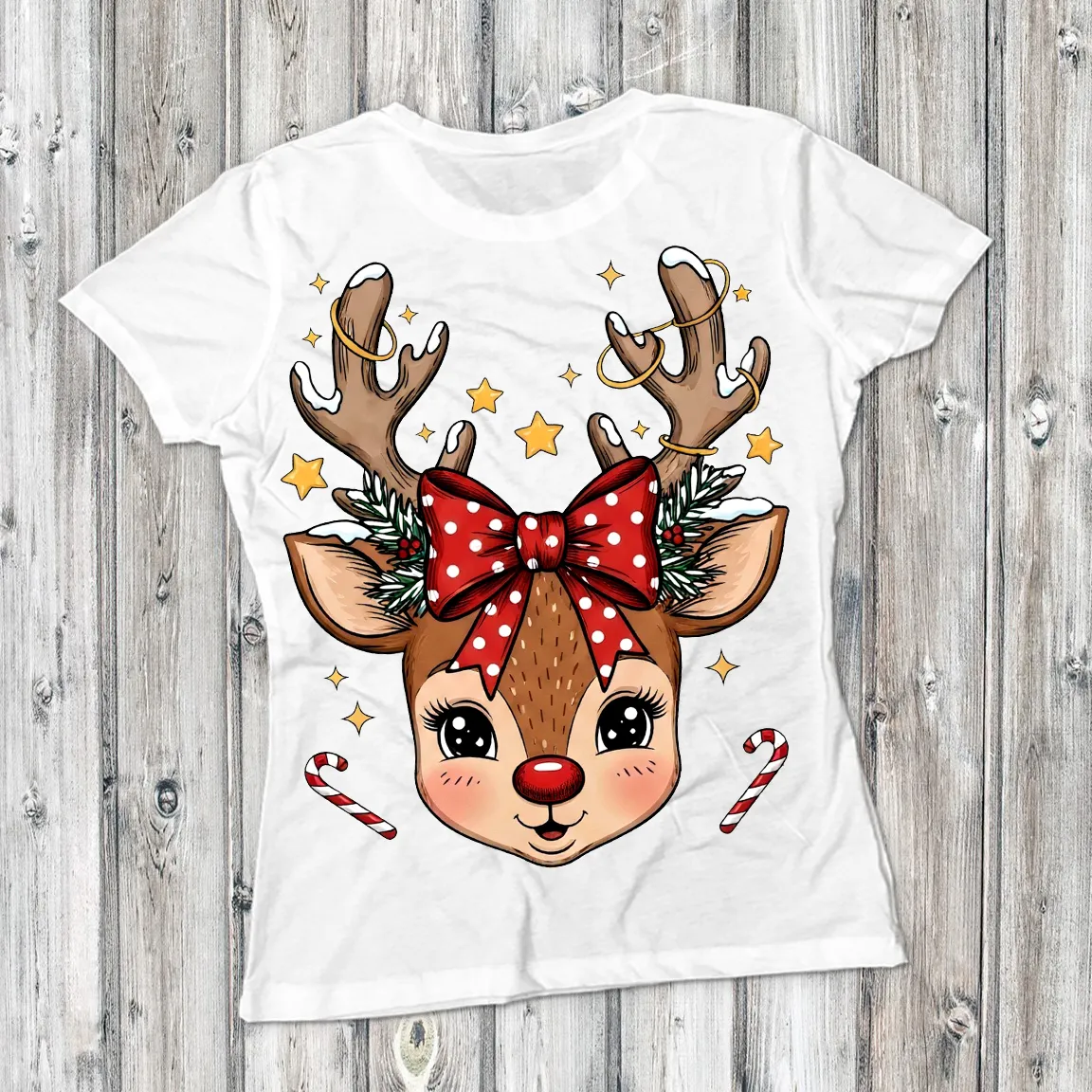 Renos Navidad para hombre y mujer png Sublimar