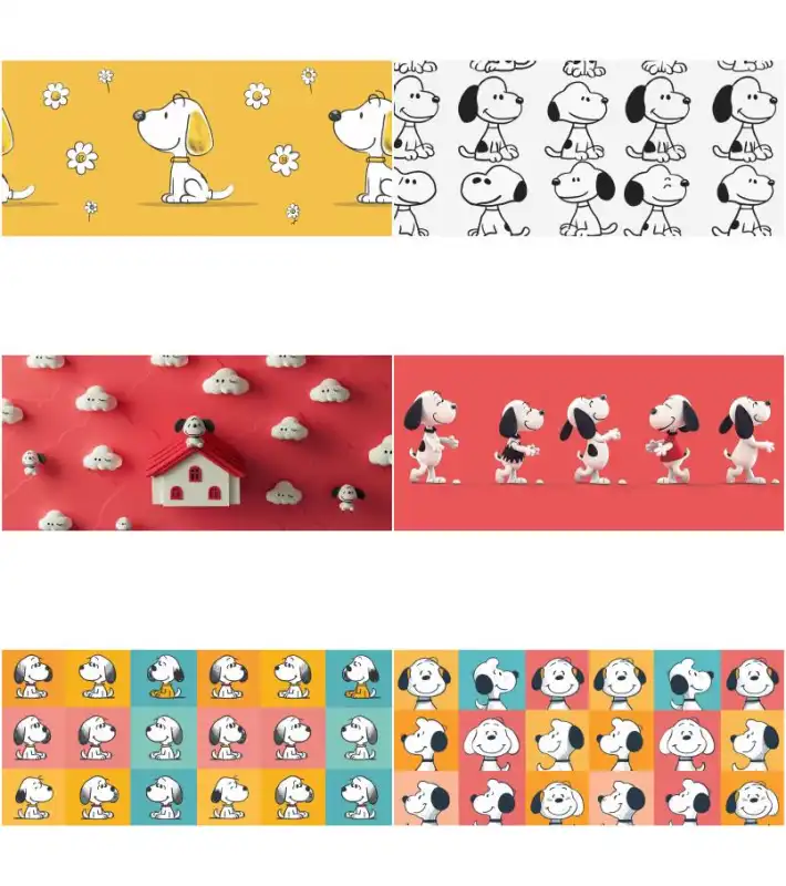 13 plantillas snoopy tazas sublimacion