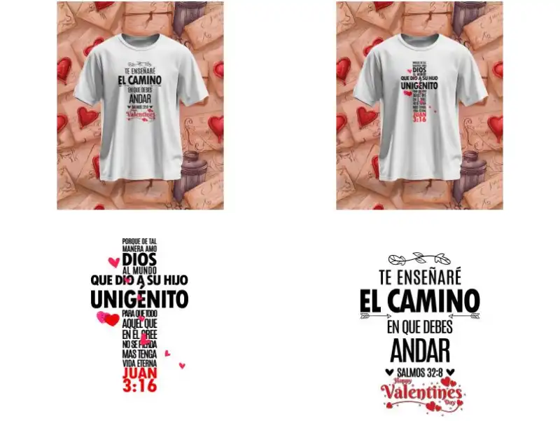 plantillas salmos playeras png 2 diseños versiculos