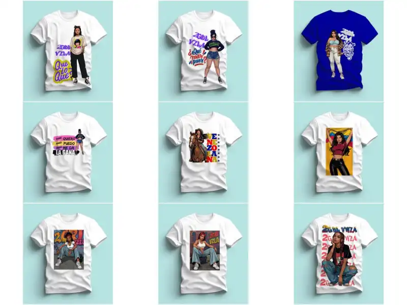 33 diseños playeras chicas mujeres venezolanas playeras