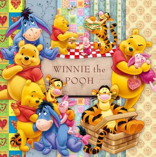 Kit digital Winnie_Pooh clipart + papel digital