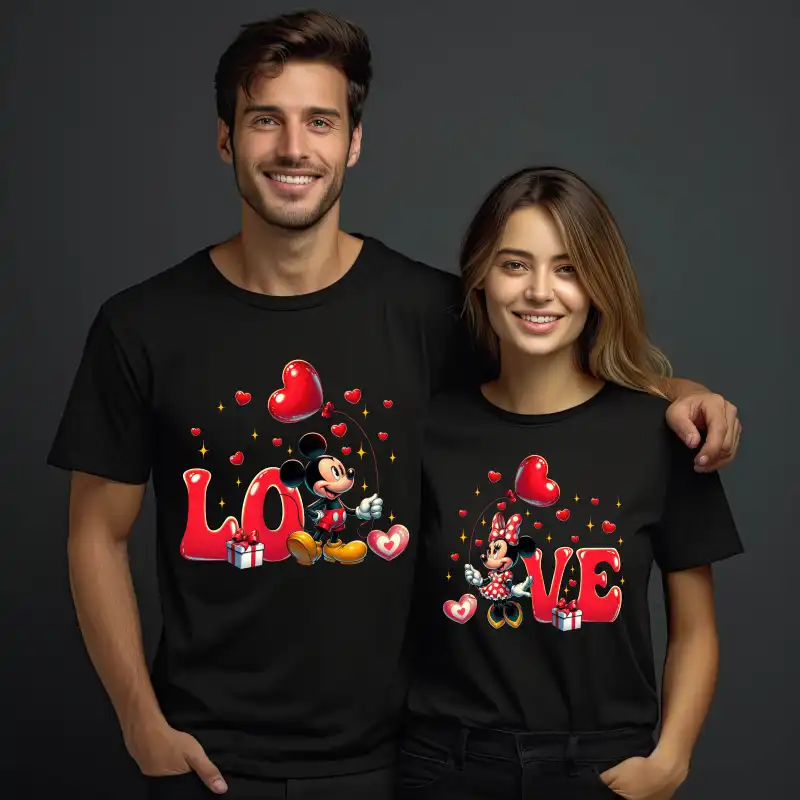 LO VE Mickey Minnie Parejas DUos 2 diseños