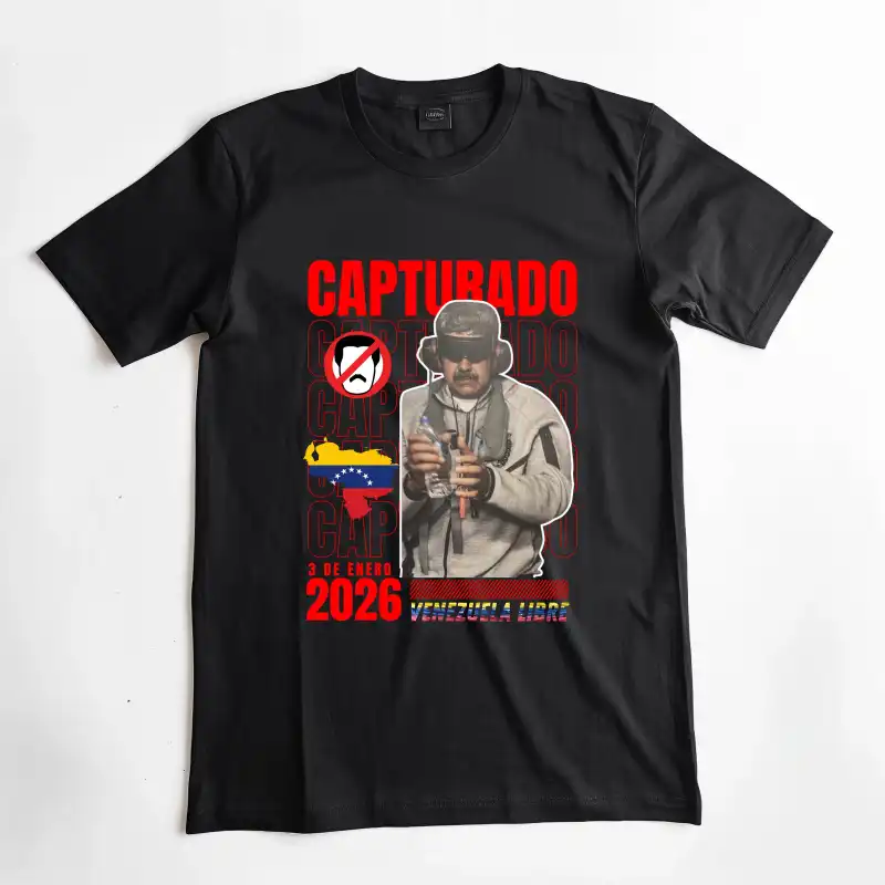 Nicolas Maduro Capturado Plantillas DTD Sublimacion