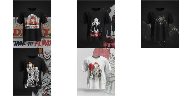 Welcome to Derry 5 diseños png  DTF