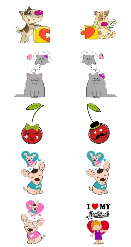 Coleccion 82 plantillas duos parejas playeras san valentin sublimacion