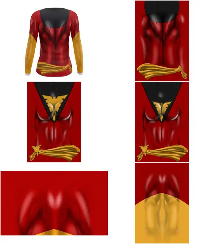 DARK PHOENIX, Xmen Traje mujer png psd