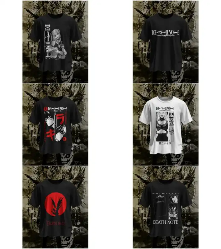 Death Note - Anime 10 diseños DTF Sublimaicon