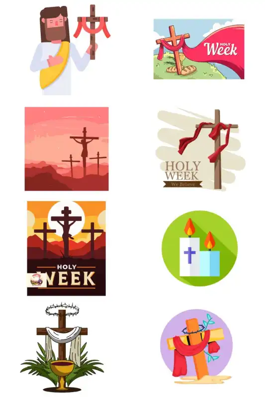 Vecores cristianos 16 png religion semana santa