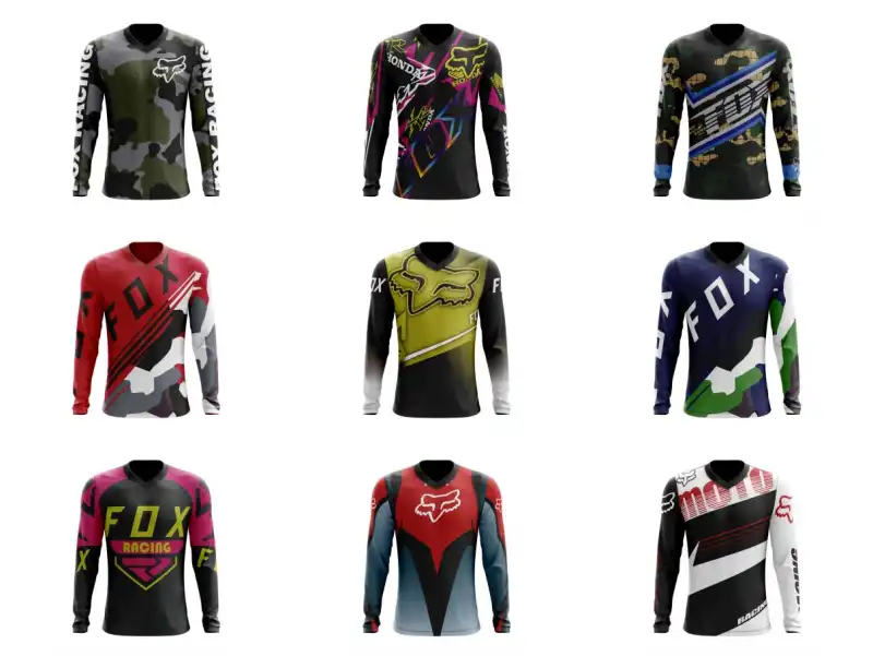 MOTOCROSS - FULLPRINT 29 diseños vectores motos sublimacion