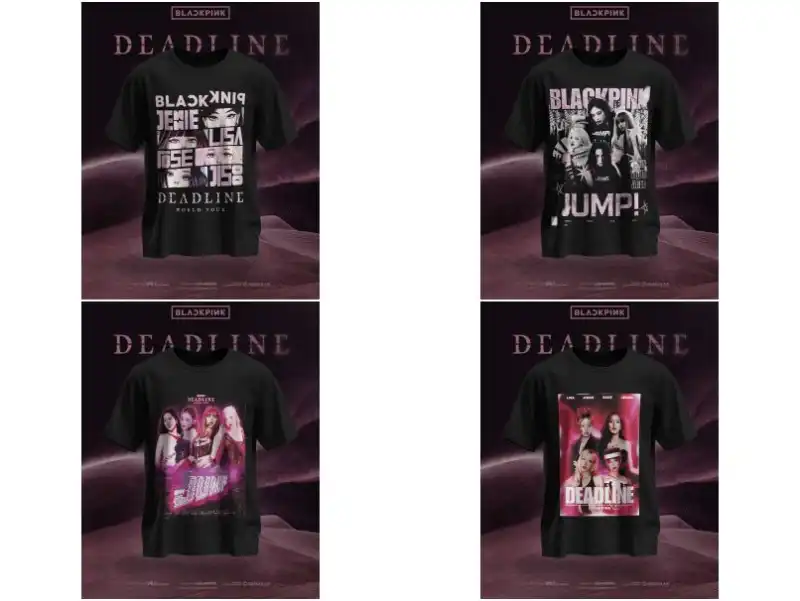 BLACKPINK Deadline - Kpop 4 diseños DTF Semitonos