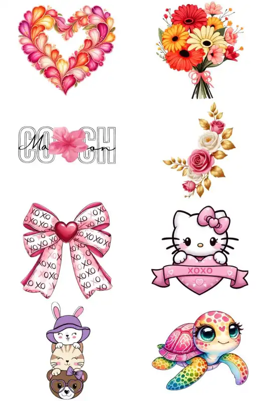 Playeras para mujeres sublimacion 9 diseños png