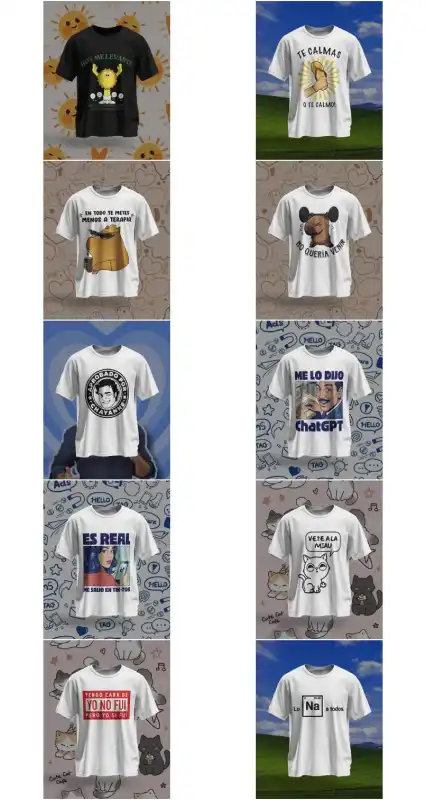 plantillas memes sublimacion 10 diseños divertidas