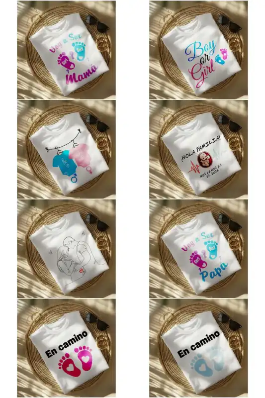 baby shower sublimacion playeras pañaleros 13 plantillas png