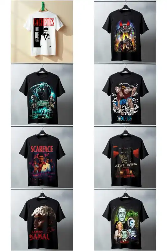 coleccion 16 diseños playeras dtf semitonos variados