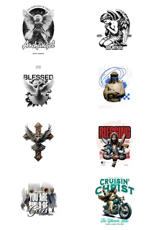 Jesus Cristo 50 diseños png coleccion cristiana