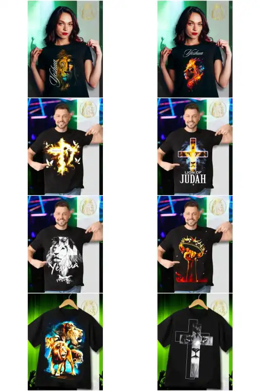 Coleccion Cristiana 24 diseños PNG jesus cristo Leones