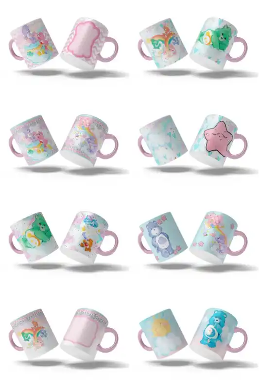 Ositos cariñositos 8 plantillas editables tazas
