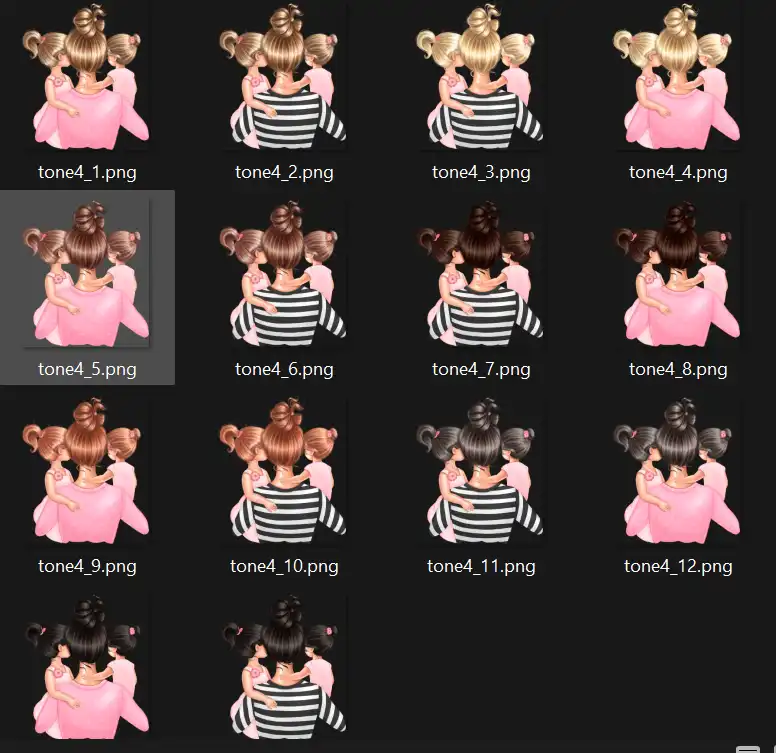 Kits personalizar Madre e hija - madre e hijo