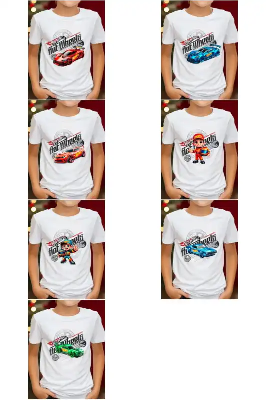 Dia del niño - Hot weells 7 diseños playeras png