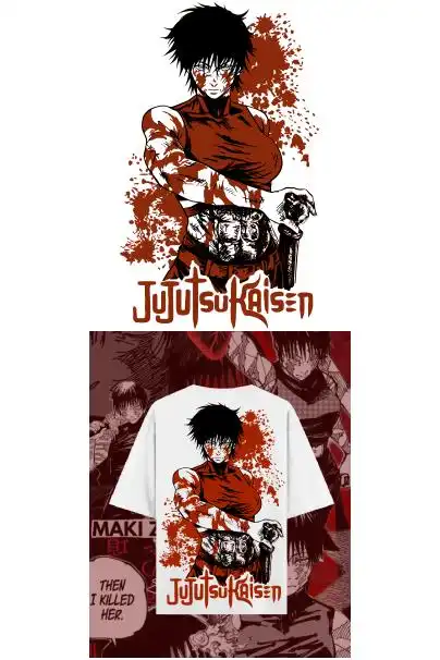 Maki - Jujutsu - Anime sublimacion