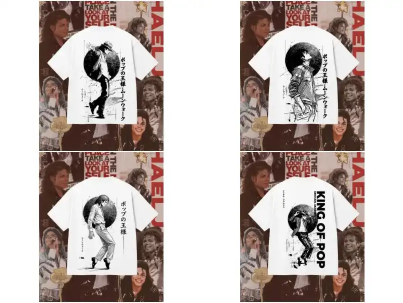 Michael Jackson - Artistas 4 plantilla sublimación playeras