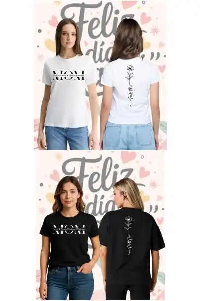 MOM Sublimacion DTF Flor dia de las madres