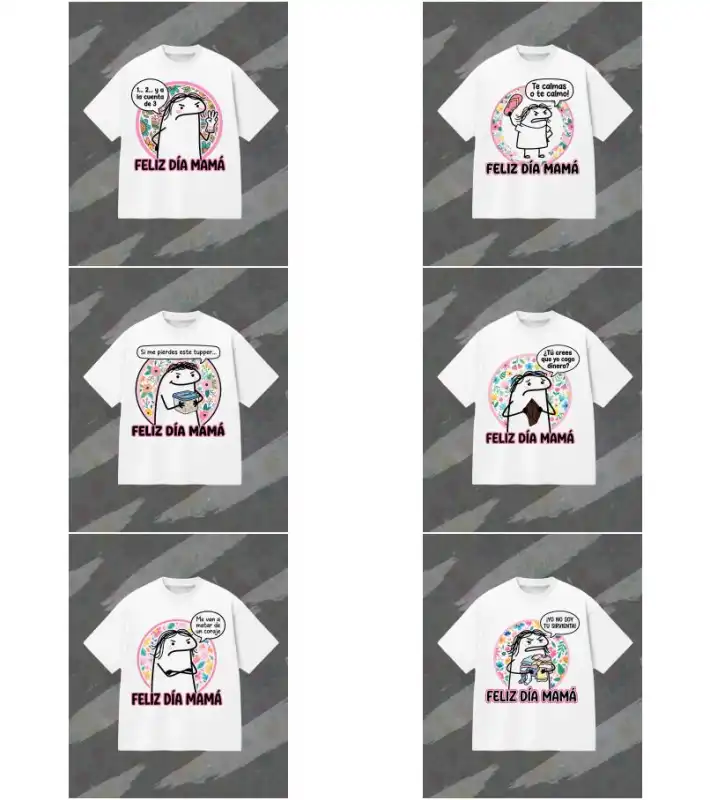 Día de la madre - Flork Frases de mama graciosas 12 diseños png sublimacion