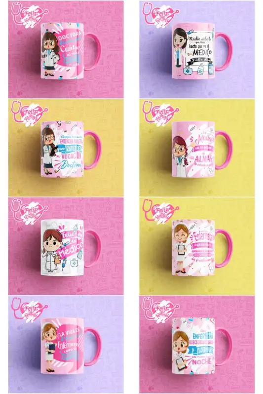 una gran doctora enfermera plantillas profesiones tazas 8 diseños