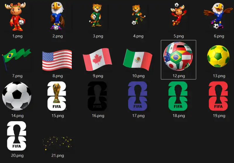 KIT Digital Mundial Mexico 2026 clipart 20 png