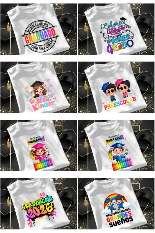 Graduaciones 2016 primaria secundaria preescolar 15 diseños png
