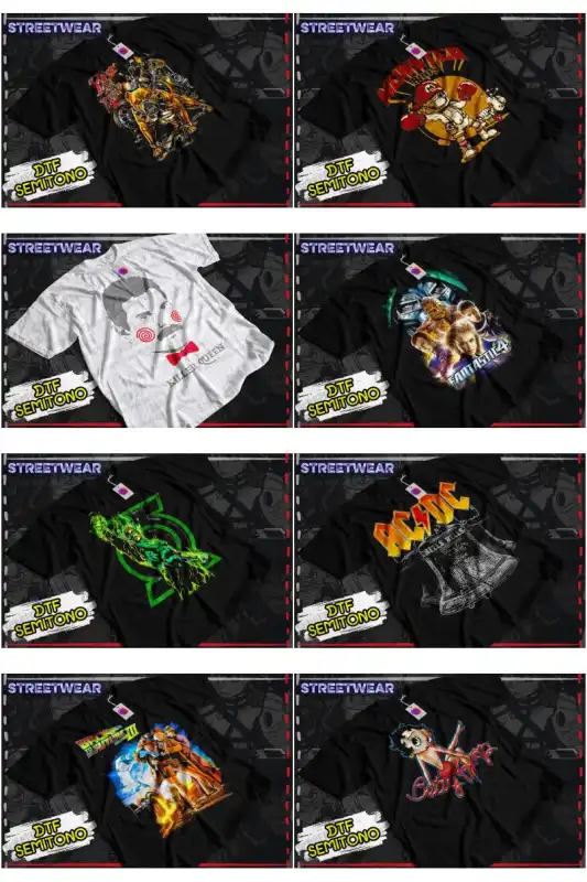 Coleccion 50 diseños variados DTF PNG Vol 32