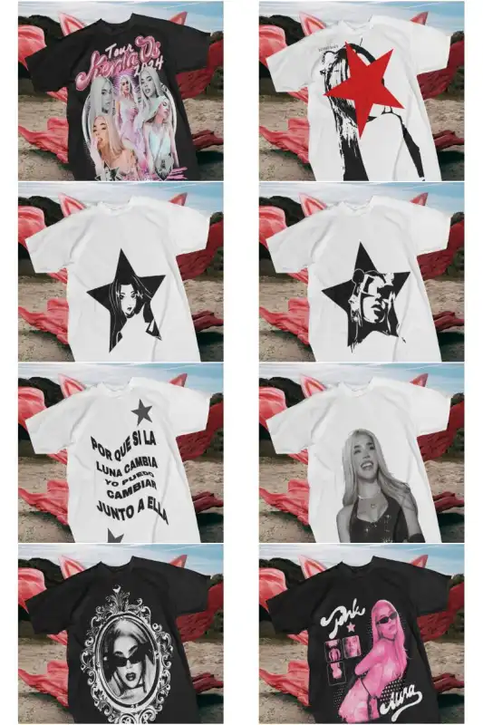kenia os 15 diseños playeras musica artistas