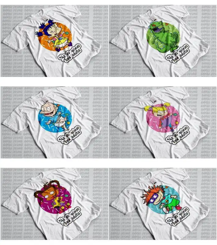 vectores rugrats 6 diseños pdf carlitos y sus amigos sublimacion